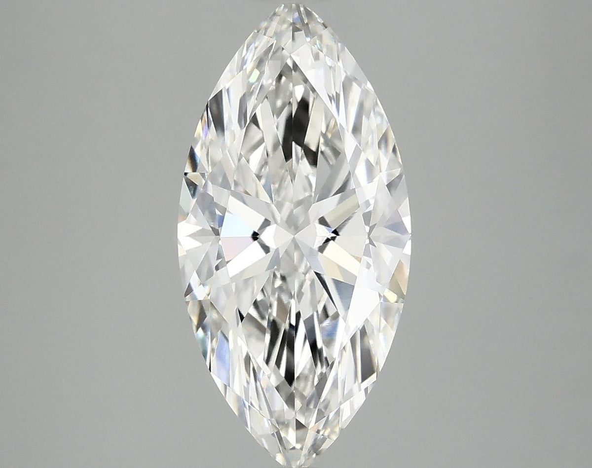 3.03 Carat Marquise Shaped Excellent Cut VVS2 IGI Certified Lab Grown Diamond