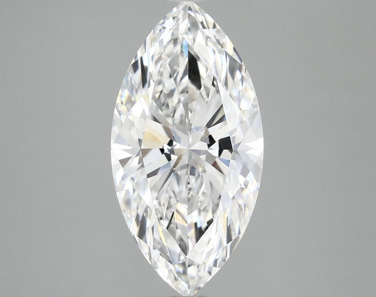 3.05 Carat Marquise Shaped Ideal Cut VVS2 IGI Certified Lab Grown Diamond