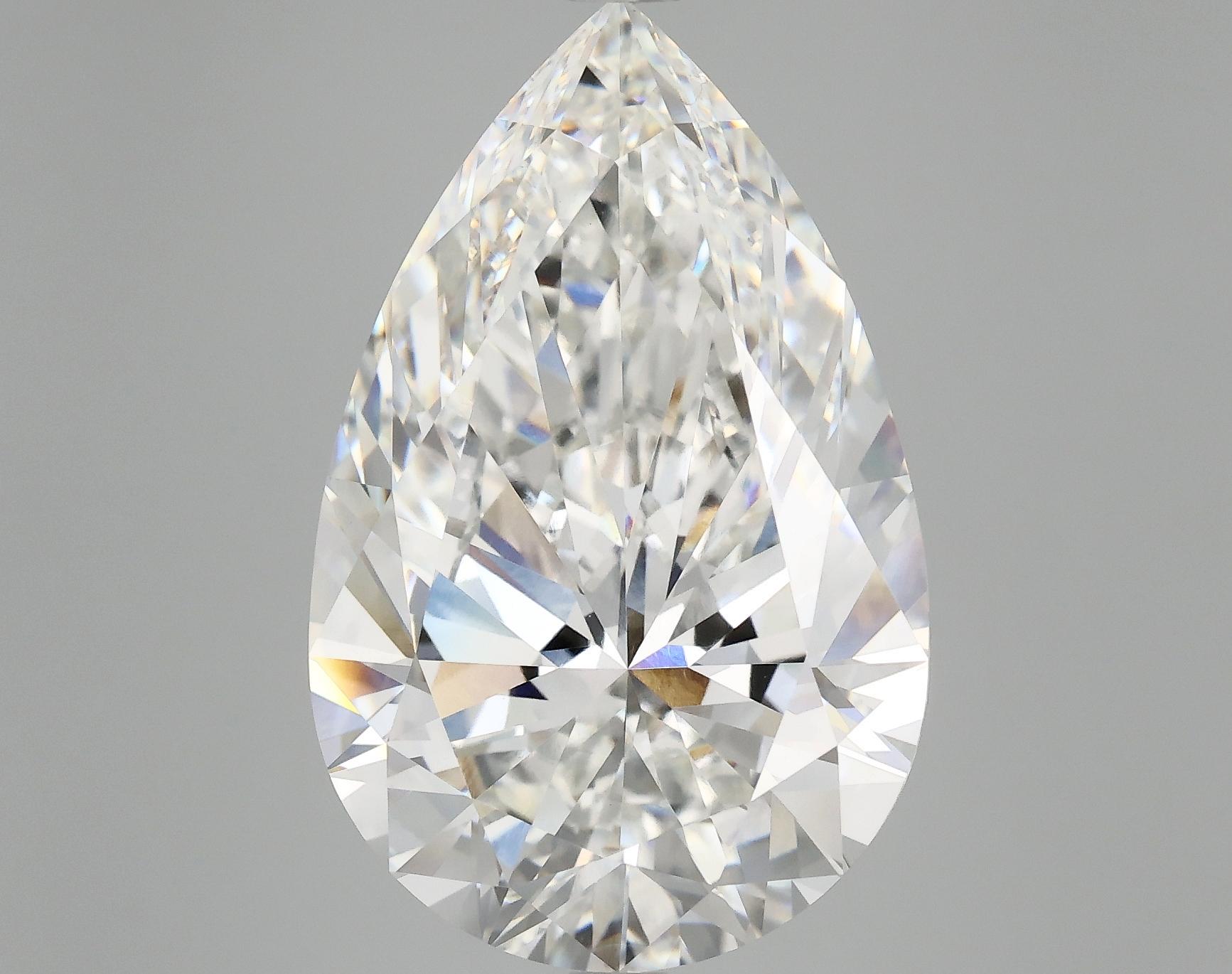 11.06 Carat Pear Shaped Ideal Cut VVS2 IGI Certified Lab Grown Diamond