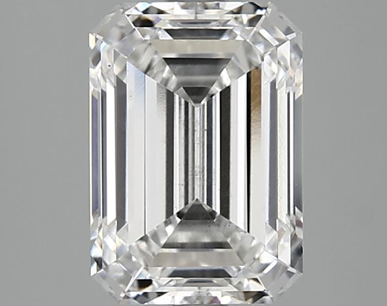 3.01 Carat Emerald Shaped Ideal Cut VS2 IGI Certified Lab Grown Diamond