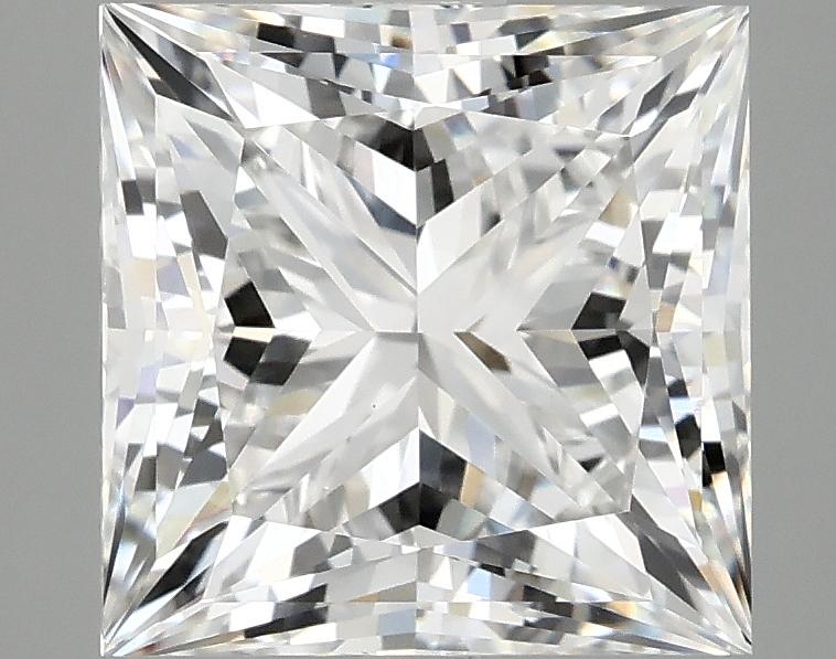 4.16 Carat Princess Shaped Ideal Cut VVS2 IGI Certified Lab Grown Diamond