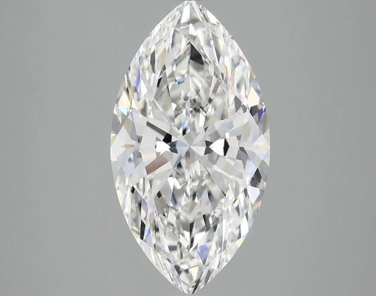 3.1 Carat Marquise Shaped Excellent Cut VVS2 IGI Certified Lab Grown Diamond