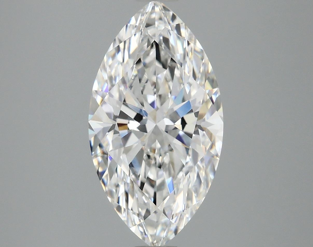 3.08 Carat Marquise Shaped Excellent Cut VVS2 IGI Certified Lab Grown Diamond