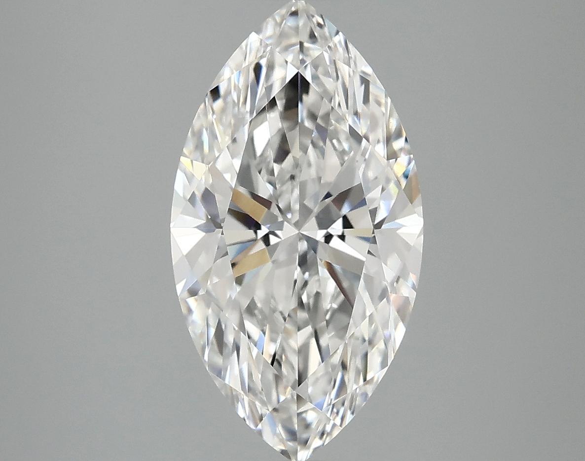 3.06 Carat Marquise Shaped Excellent Cut VVS2 IGI Certified Lab Grown Diamond