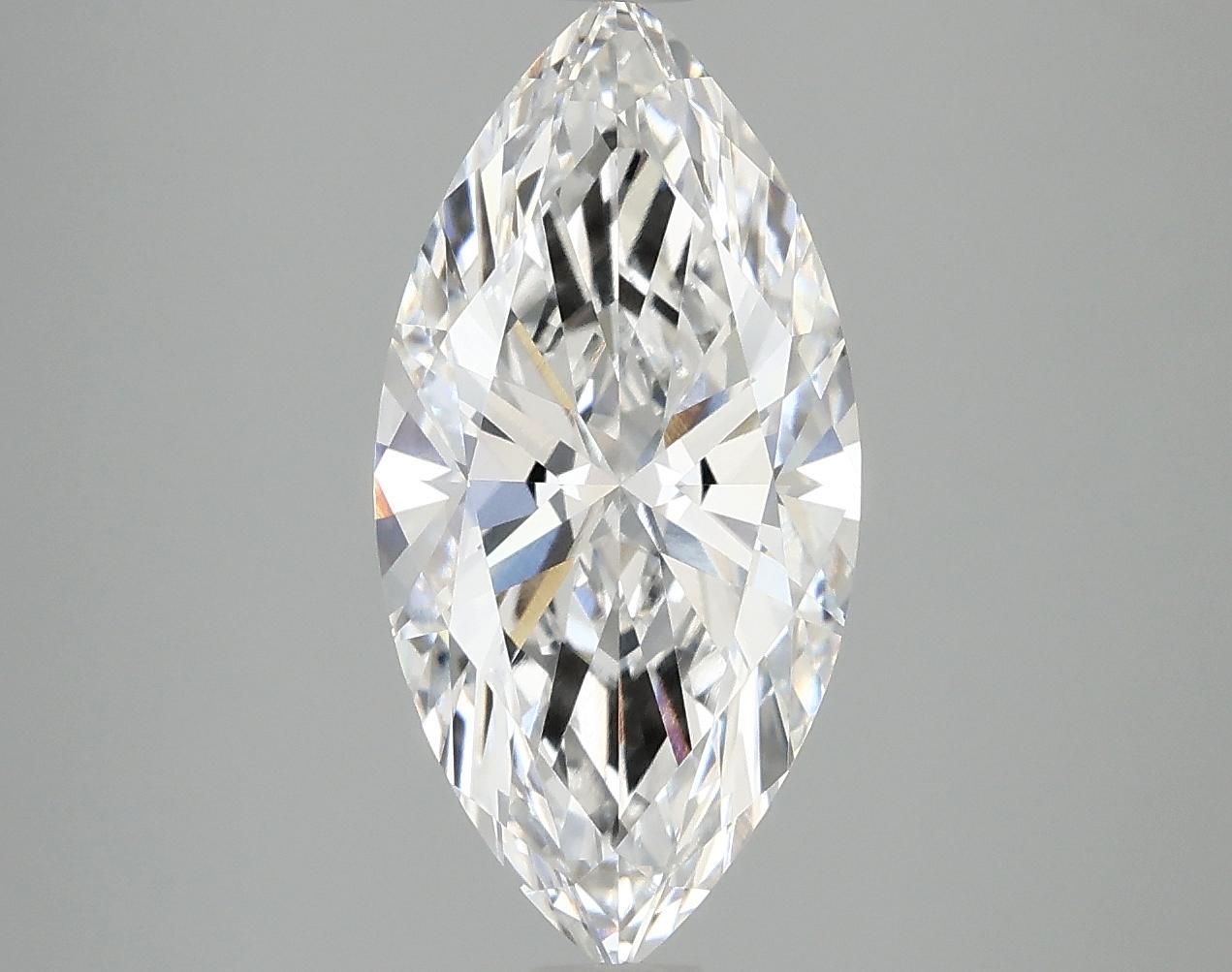 3.0 Carat Marquise Shaped Ideal Cut VVS2 IGI Certified Lab Grown Diamond