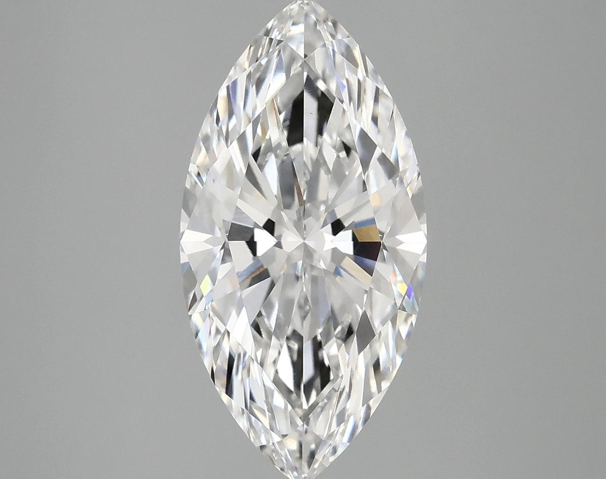 3.1 Carat Marquise Shaped Ideal Cut VVS2 IGI Certified Lab Grown Diamond
