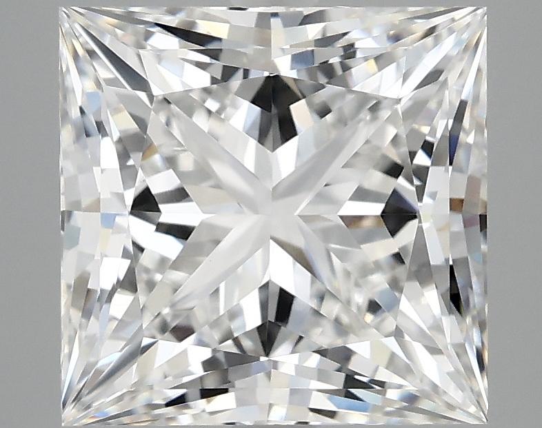 4.7 Carat Princess Shaped Ideal Cut VVS2 IGI Certified Lab Grown Diamond