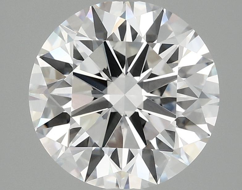 3.07 Carat Round Shaped Excellent Cut VVS2 IGI Certified Lab Grown Diamond