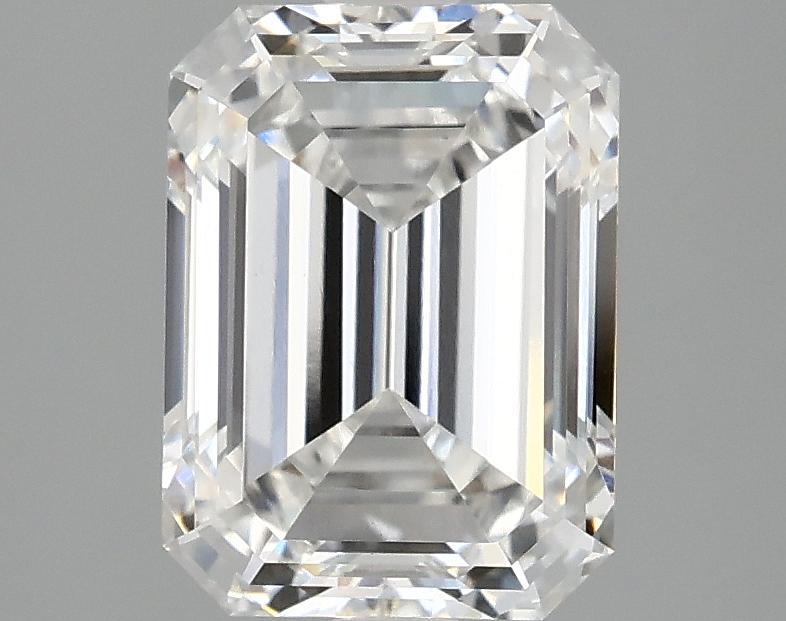 2.54 Carat Emerald Shaped Excellent Cut VS1 IGI Certified Lab Grown Diamond