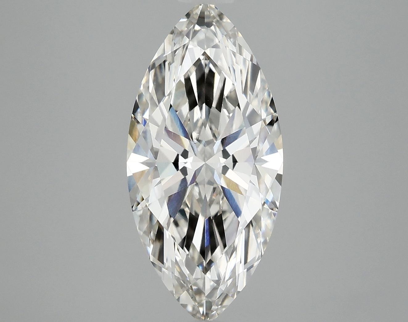 3.06 Carat Marquise Shaped Excellent Cut VVS2 IGI Certified Lab Grown Diamond