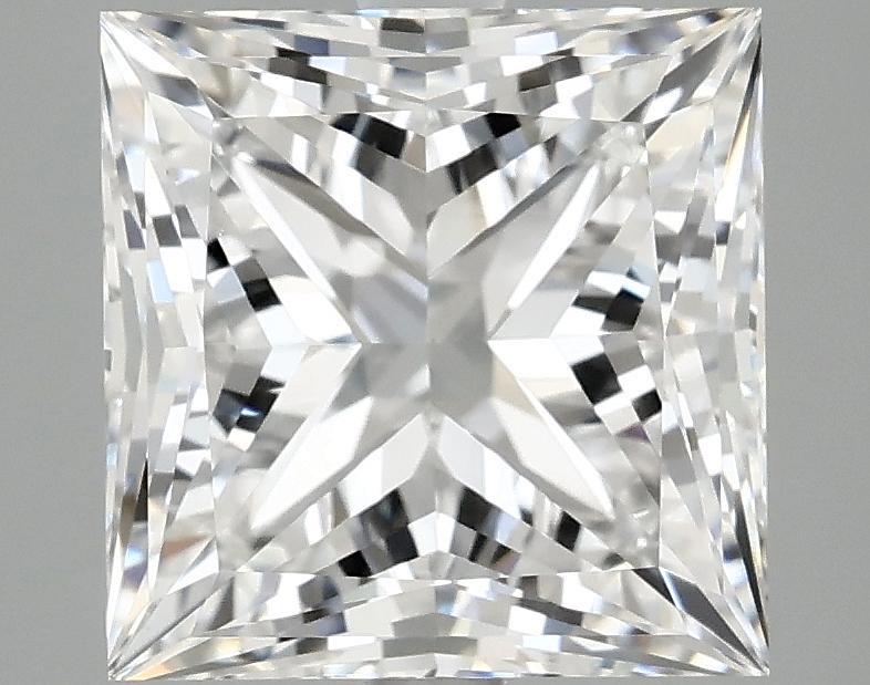 4.19 Carat Princess Shaped Ideal Cut VVS2 IGI Certified Lab Grown Diamond