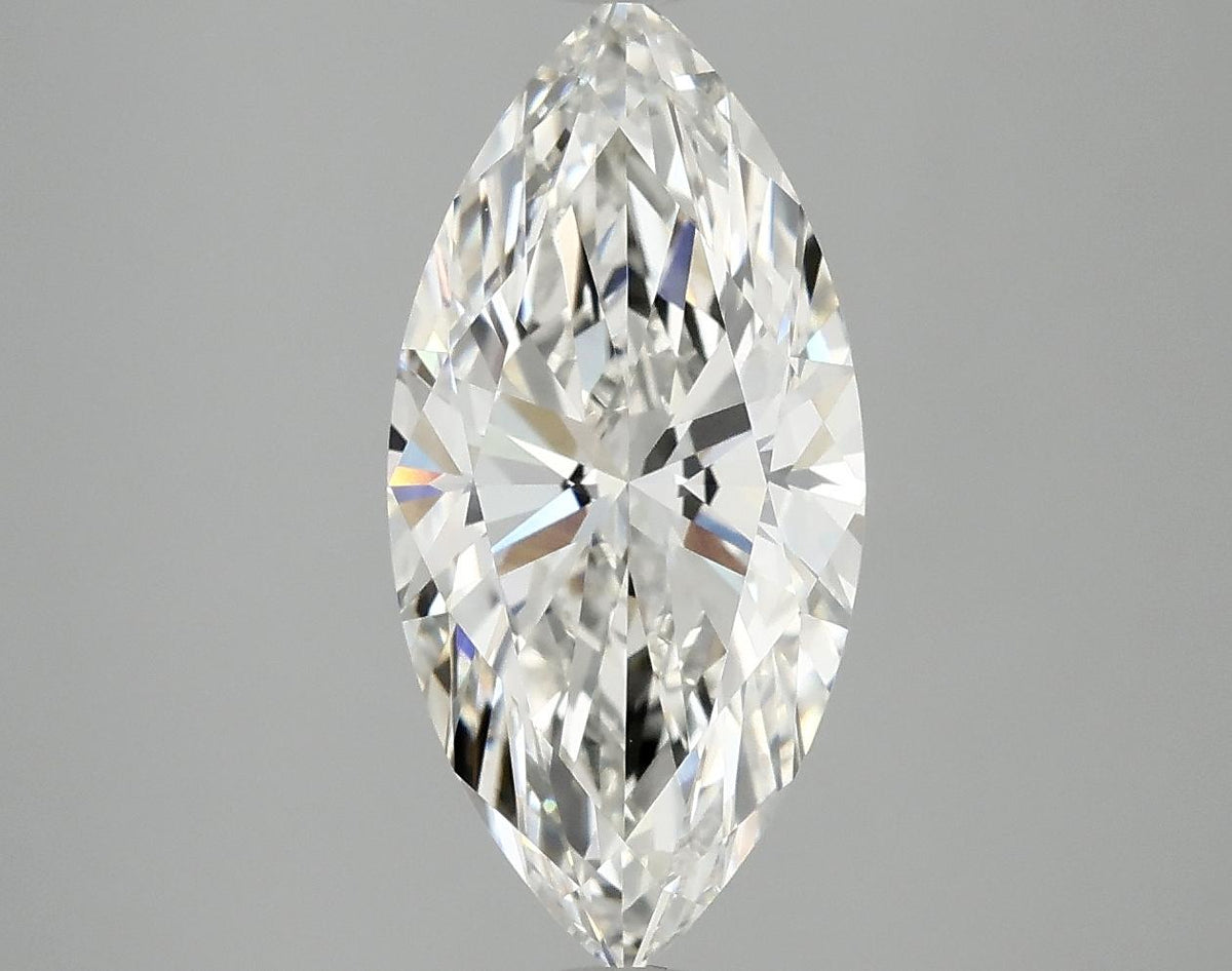 3.08 Carat Marquise Shaped Excellent Cut VVS2 IGI Certified Lab Grown Diamond
