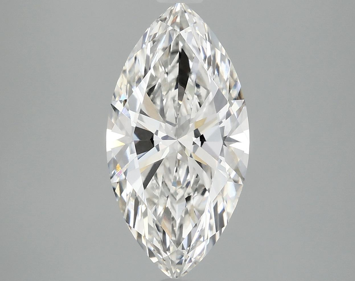 2.91 Carat Marquise Shaped Ideal Cut VVS2 IGI Certified Lab Grown Diamond