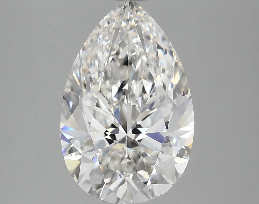3.02 Carat Pear Shaped Ideal Cut VVS2 IGI Certified Lab Grown Diamond