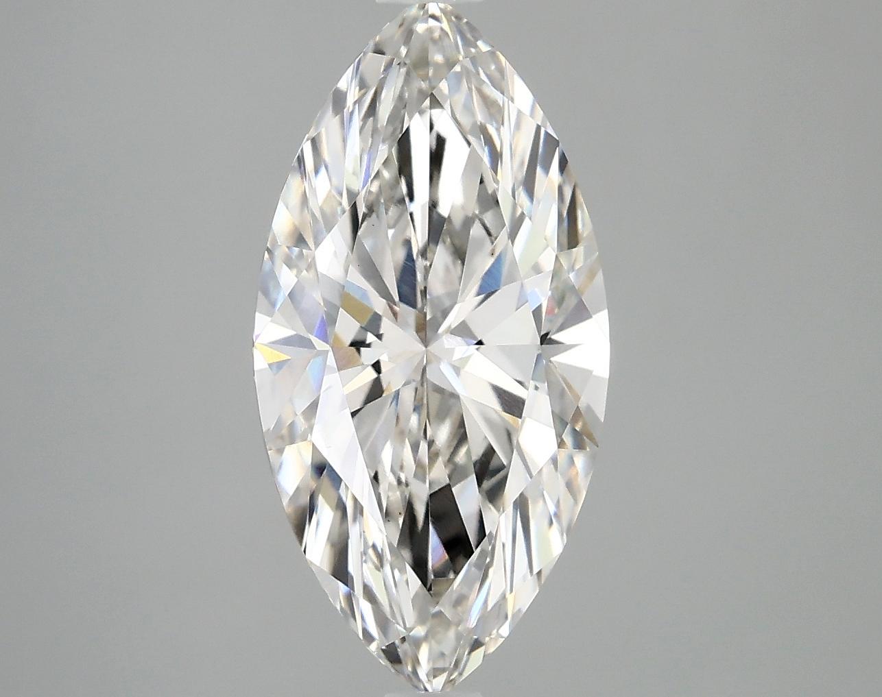 3.09 Carat Marquise Shaped Ideal Cut VS1 IGI Certified Lab Grown Diamond
