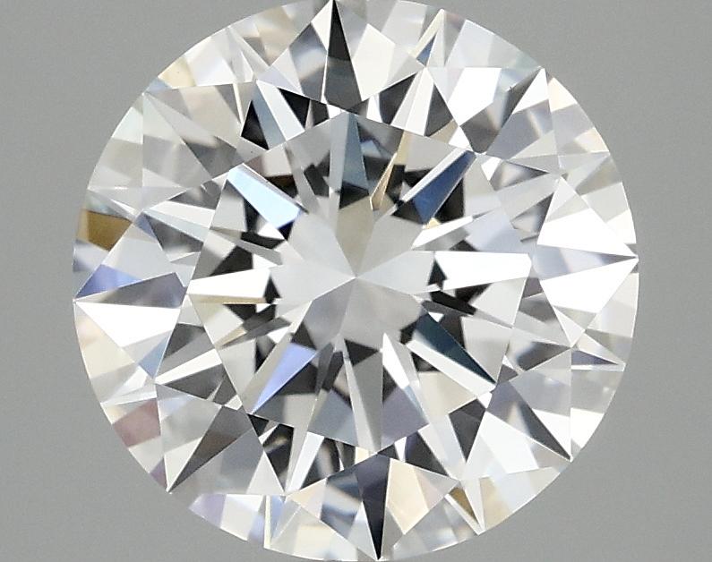 3.08 Carat Round Shaped Ideal Cut VVS2 IGI Certified Lab Grown Diamond