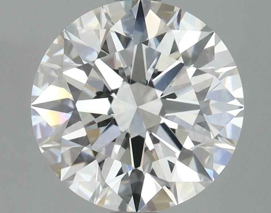 3.06 Carat Round Shaped Ideal Cut VVS2 IGI Certified Lab Grown Diamond