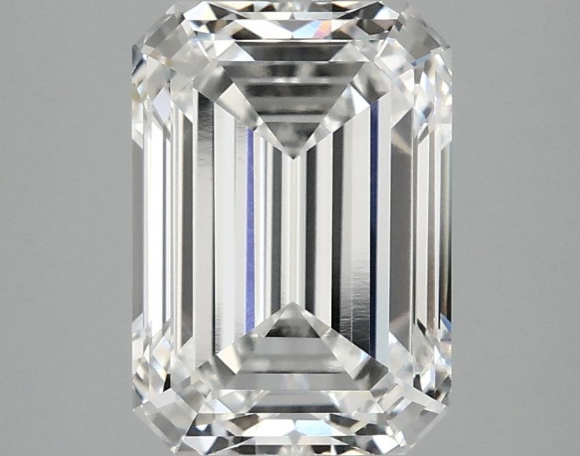 3.08 Carat Emerald Shaped Ideal Cut VVS2 IGI Certified Lab Grown Diamond