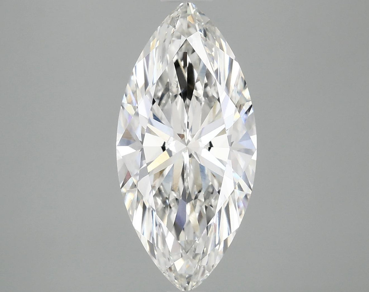 3.03 Carat Marquise Shaped Excellent Cut VVS2 IGI Certified Lab Grown Diamond