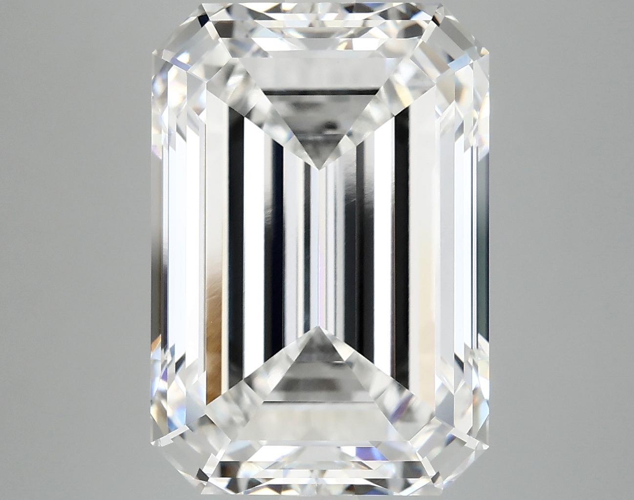 10.55 Carat Emerald Shaped Ideal Cut VVS2 IGI Certified Lab Grown Diamond