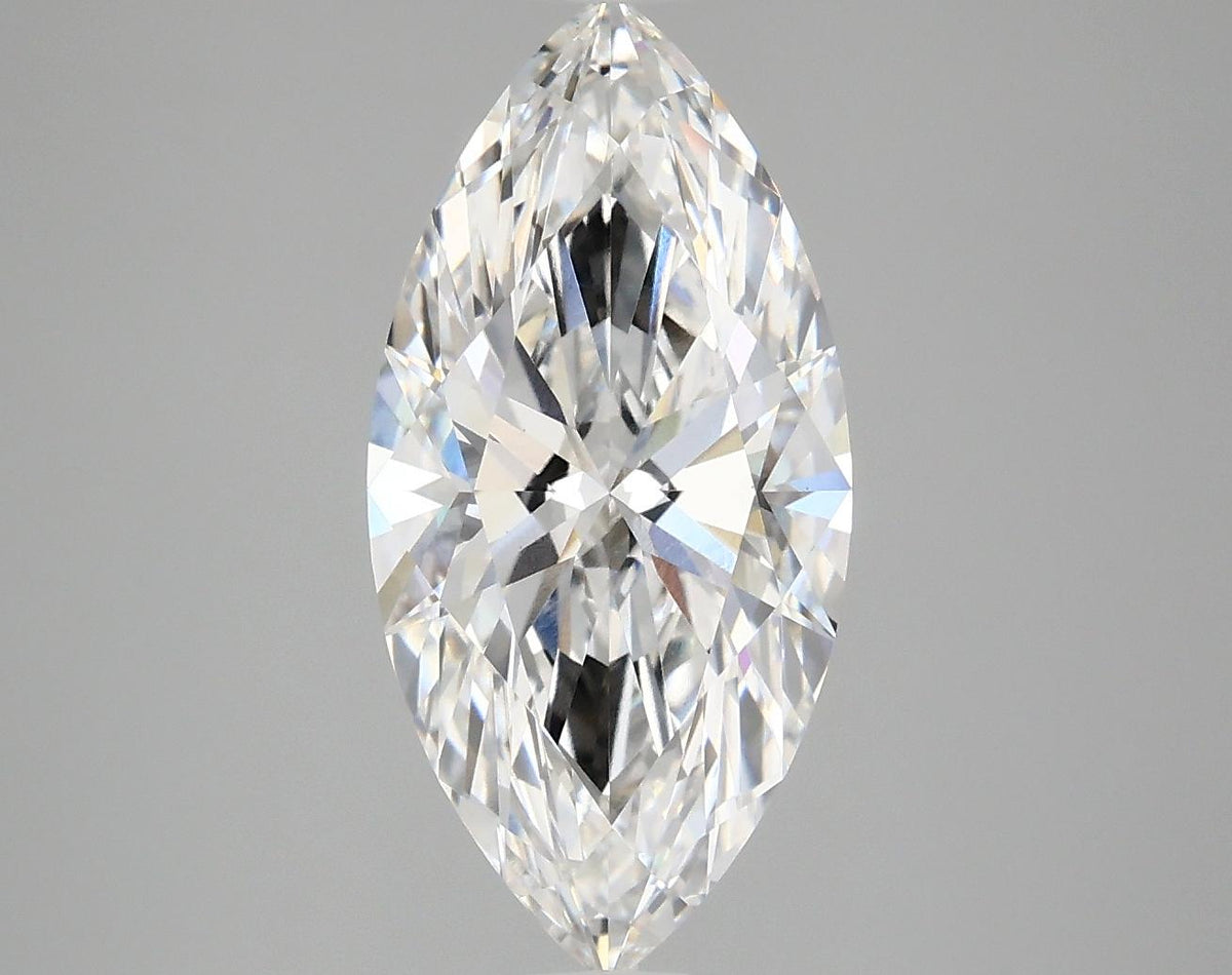 3.01 Carat Marquise Shaped Ideal Cut VVS2 IGI Certified Lab Grown Diamond