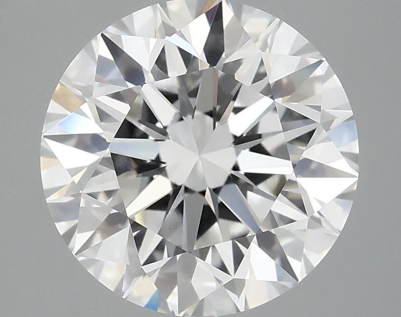 3.08 Carat Round Shaped Excellent Cut VVS2 IGI Certified Lab Grown Diamond