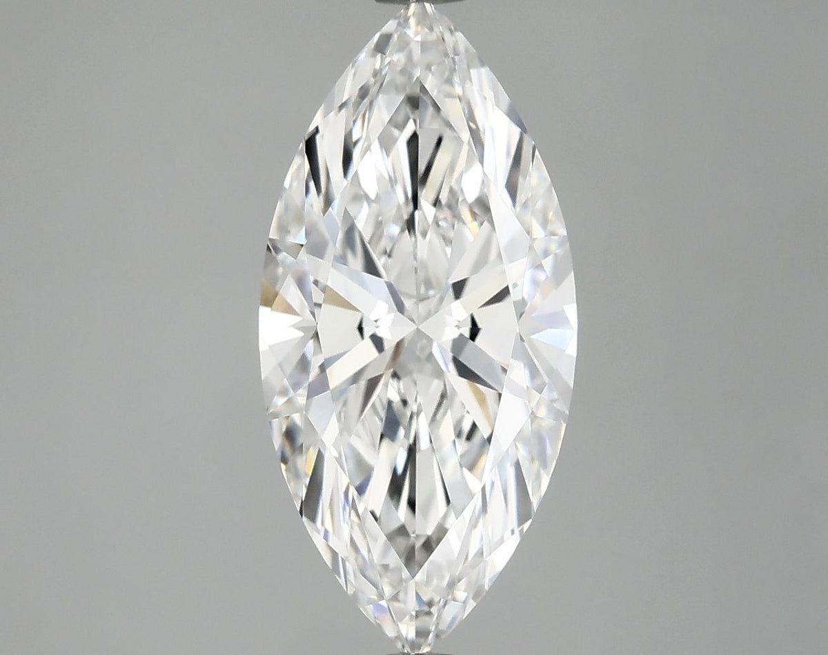 2.97 Carat Marquise Shaped Excellent Cut VVS2 IGI Certified Lab Grown Diamond