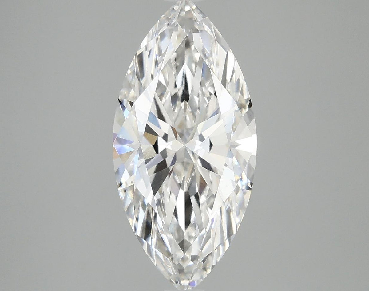 2.54 Carat Marquise Shaped Excellent Cut VVS2 IGI Certified Lab Grown Diamond