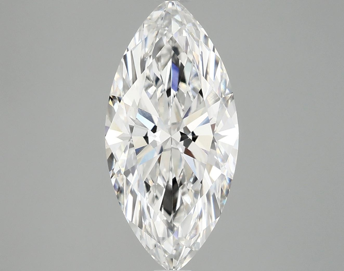 3.01 Carat Marquise Shaped Excellent Cut VS1 IGI Certified Lab Grown Diamond