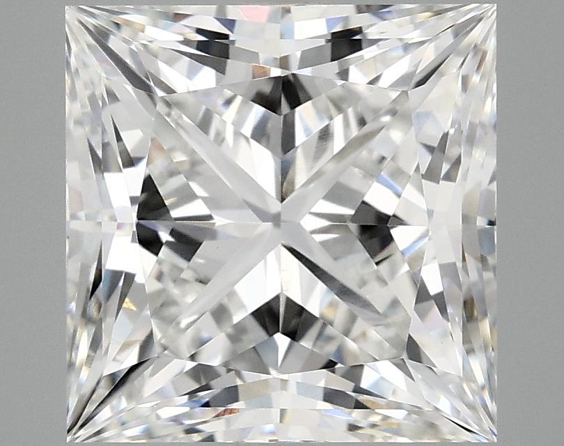 5.08 Carat Princess Shaped Ideal Cut VVS2 IGI Certified Lab Grown Diamond