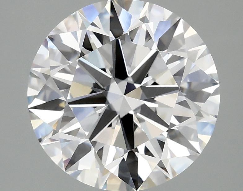 3.09 Carat Round Shaped Excellent Cut VVS2 IGI Certified Lab Grown Diamond