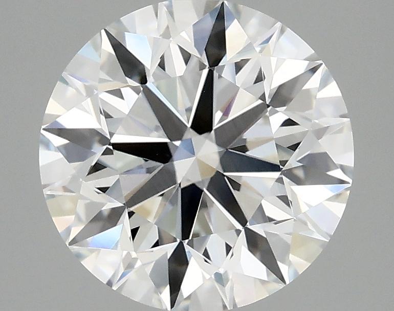 3.09 Carat Round Shaped Excellent Cut VVS2 IGI Certified Lab Grown Diamond