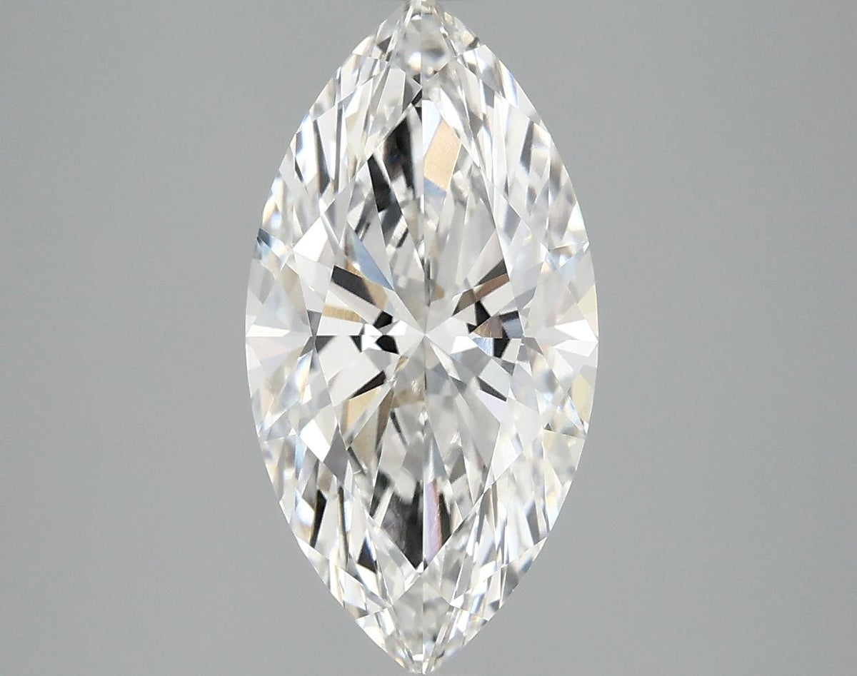 3.07 Carat Marquise Shaped Ideal Cut VVS2 IGI Certified Lab Grown Diamond