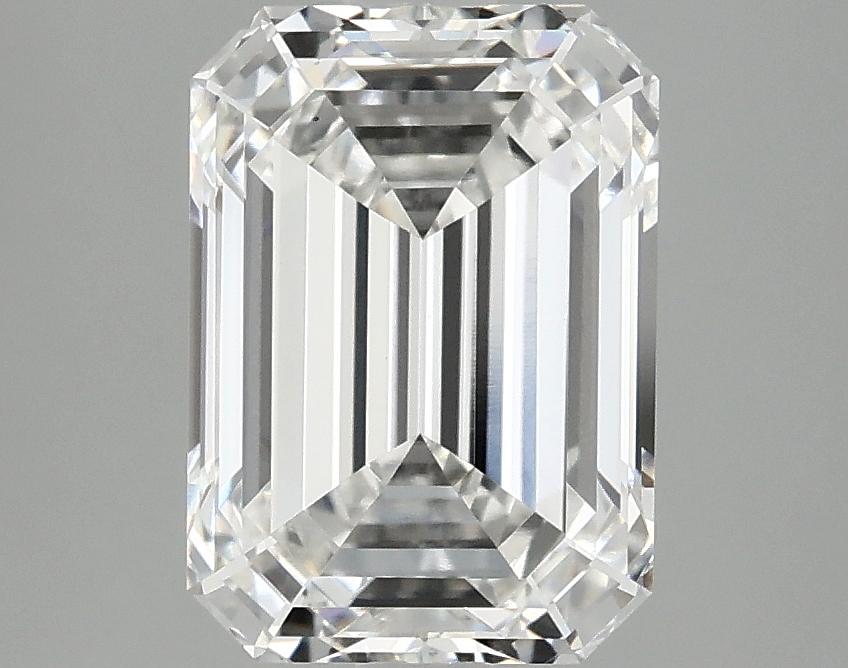 3.03 Carat Emerald Shaped Excellent Cut VVS2 IGI Certified Lab Grown Diamond