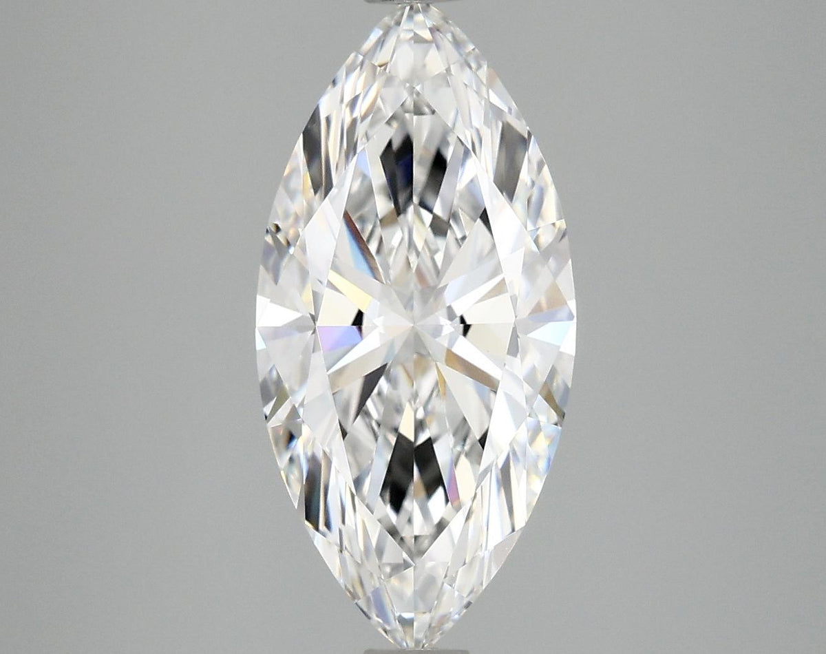 3.02 Carat Marquise Shaped Excellent Cut VVS2 IGI Certified Lab Grown Diamond