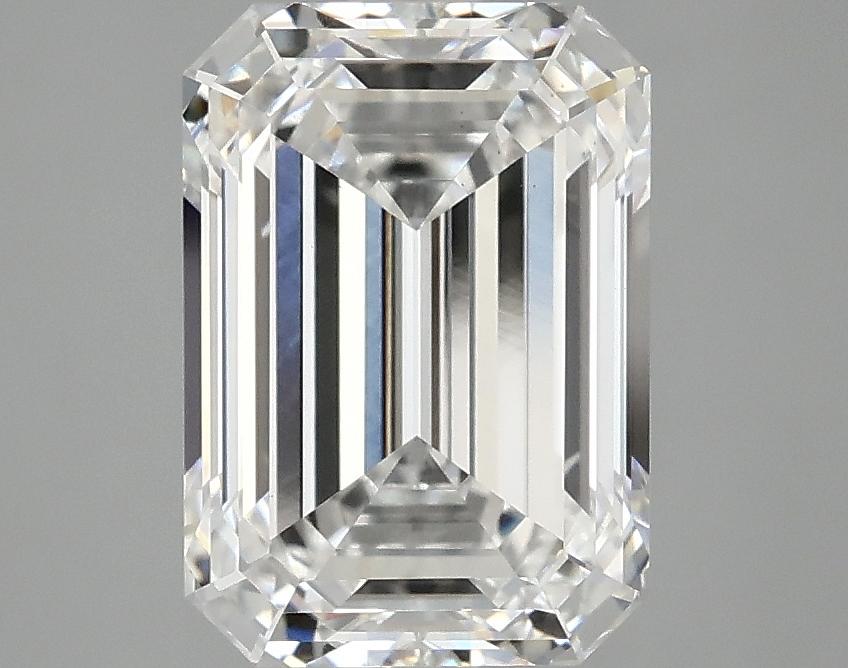 3.08 Carat Emerald Shaped Ideal Cut VS2 IGI Certified Lab Grown Diamond