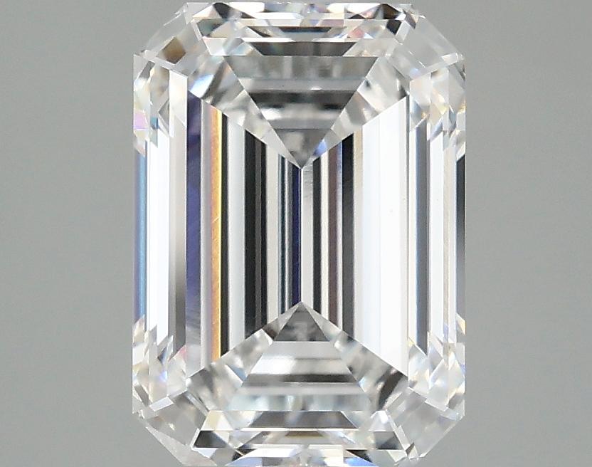 3.02 Carat Emerald Shaped Excellent Cut SI1 IGI Certified Lab Grown Diamond