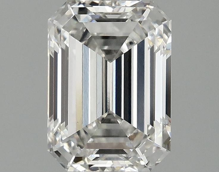 2.05 Carat Emerald Shaped Excellent Cut VVS2 IGI Certified Lab Grown Diamond