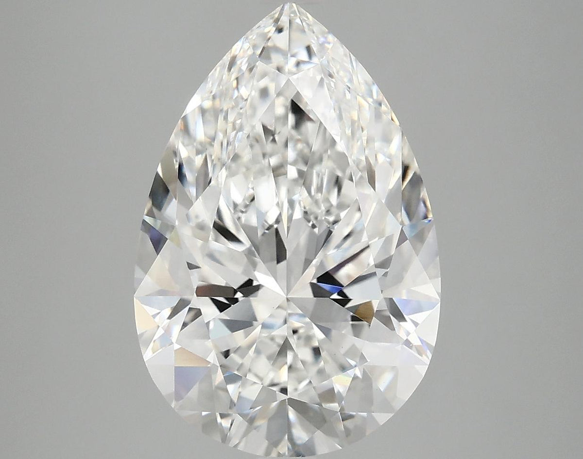 5.06 Carat Pear Shaped Excellent Cut VVS2 IGI Certified Lab Grown Diamond