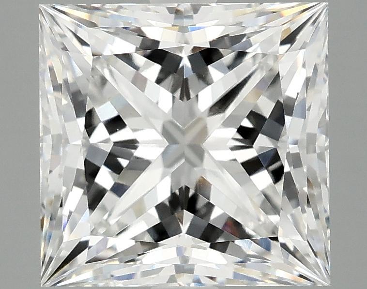 4.16 Carat Princess Shaped Ideal Cut VVS2 IGI Certified Lab Grown Diamond