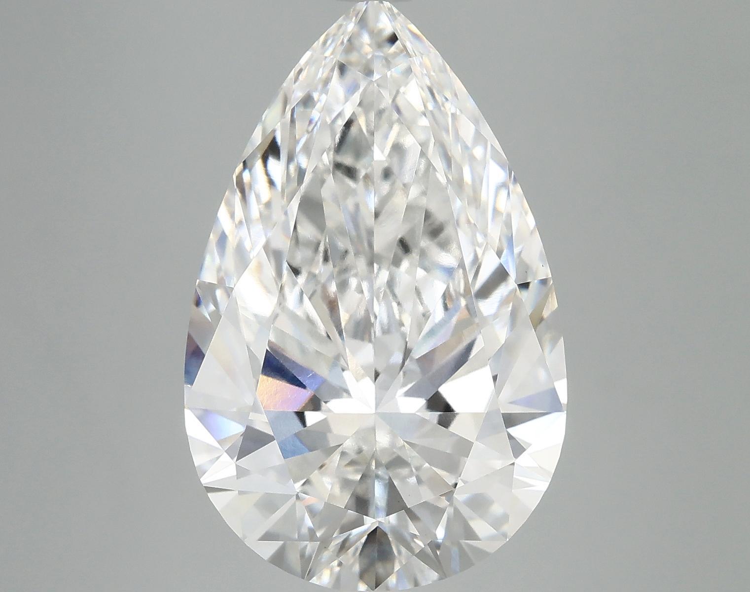 8.06 Carat Pear Shaped Ideal Cut VVS2 IGI Certified Lab Grown Diamond