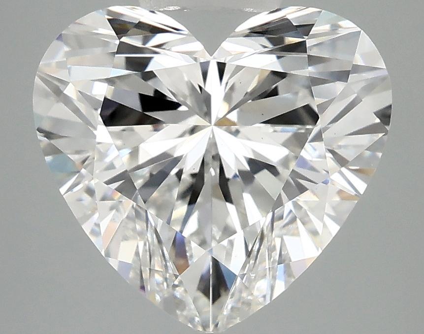 4.08 Carat Heart Shaped Ideal Cut VS2 IGI Certified Lab Grown Diamond
