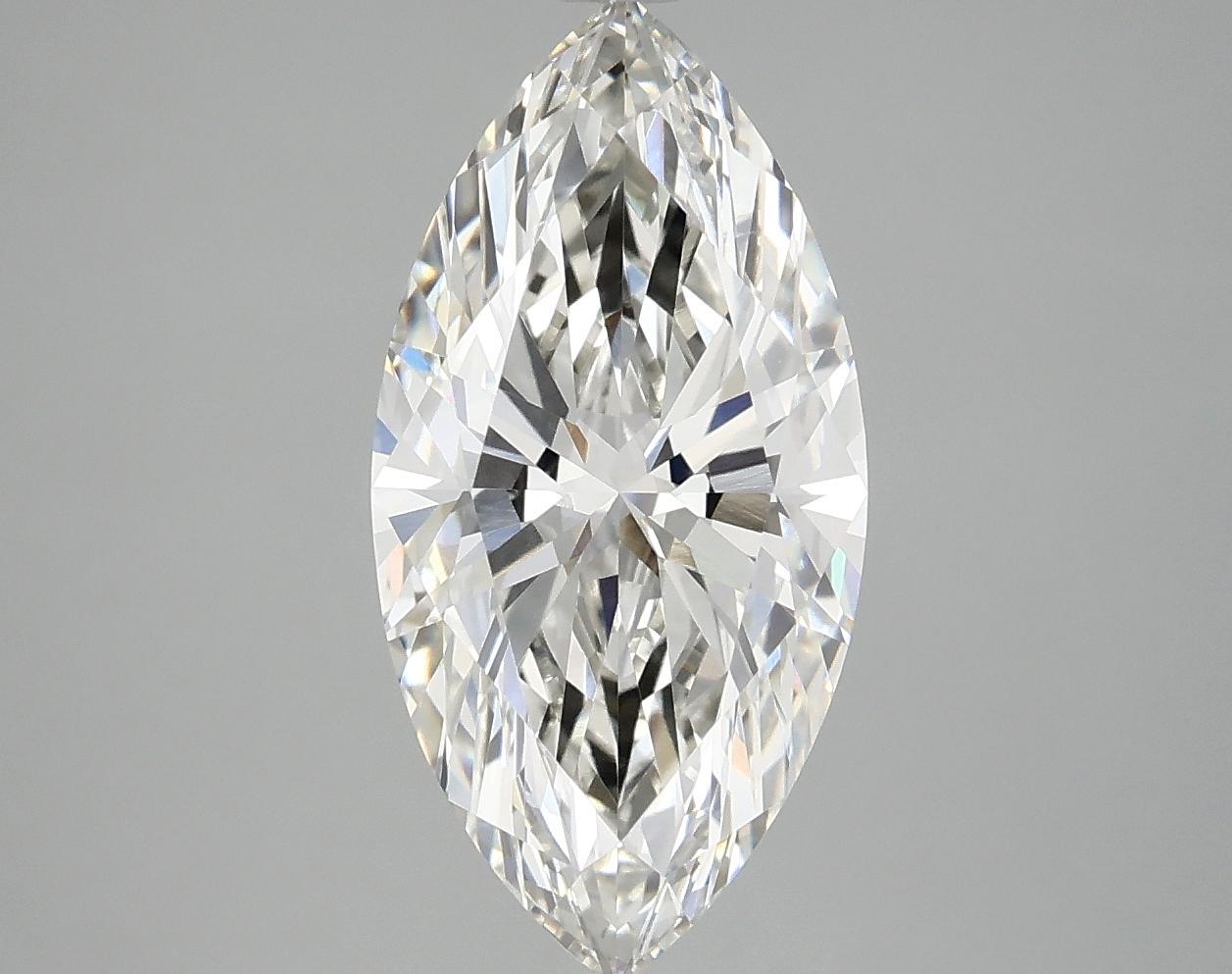 3.1 Carat Marquise Shaped Ideal Cut VVS2 IGI Certified Lab Grown Diamond
