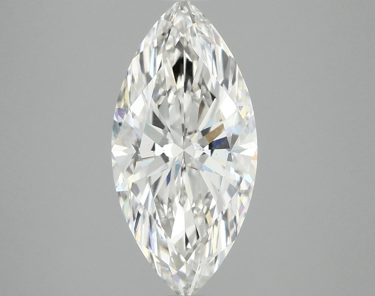 3.02 Carat Marquise Shaped Excellent Cut VVS2 IGI Certified Lab Grown Diamond