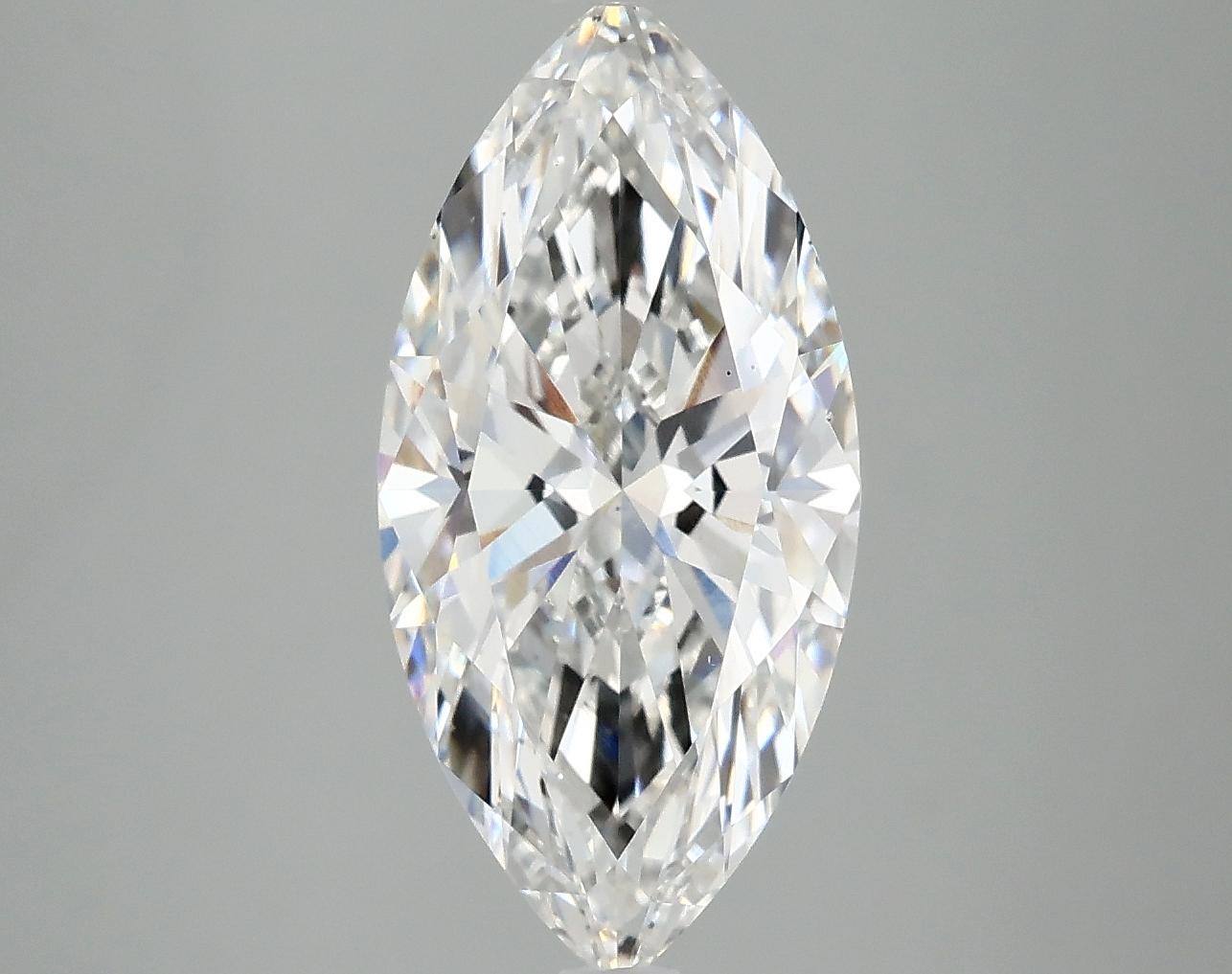 3.07 Carat Marquise Shaped Excellent Cut VS2 IGI Certified Lab Grown Diamond