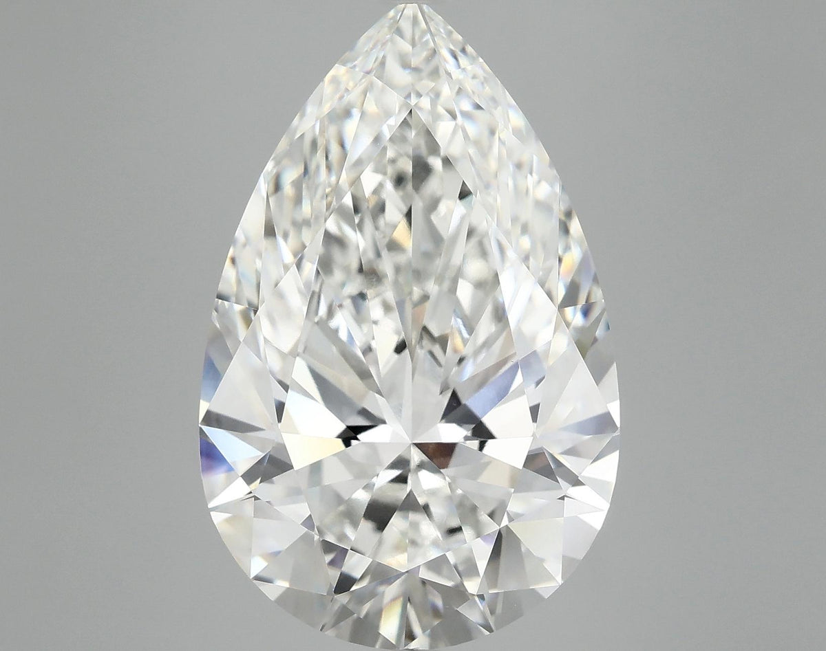 10.1 Carat Pear Shaped Ideal Cut VVS2 IGI Certified Lab Grown Diamond