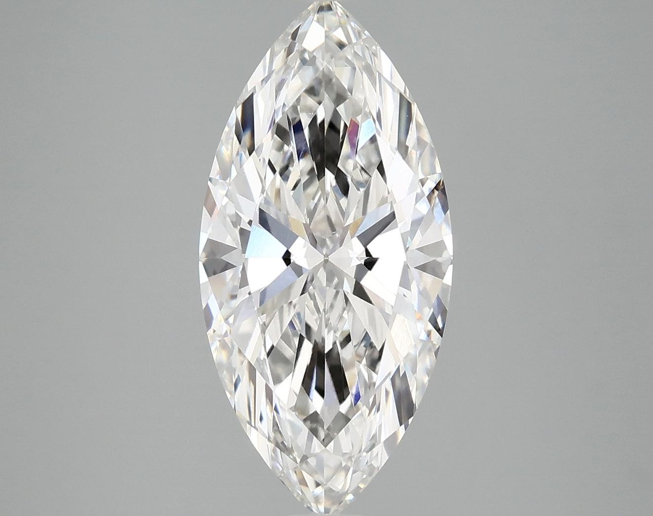 2.98 Carat Marquise Shaped Excellent Cut VS1 IGI Certified Lab Grown Diamond