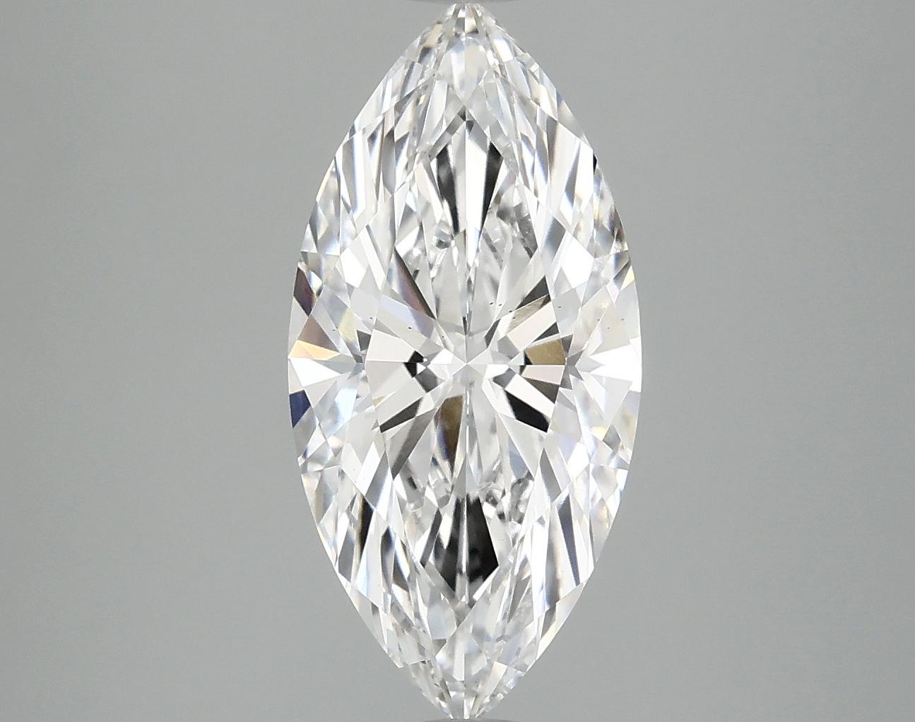 3.05 Carat Marquise Shaped Excellent Cut VS2 IGI Certified Lab Grown Diamond