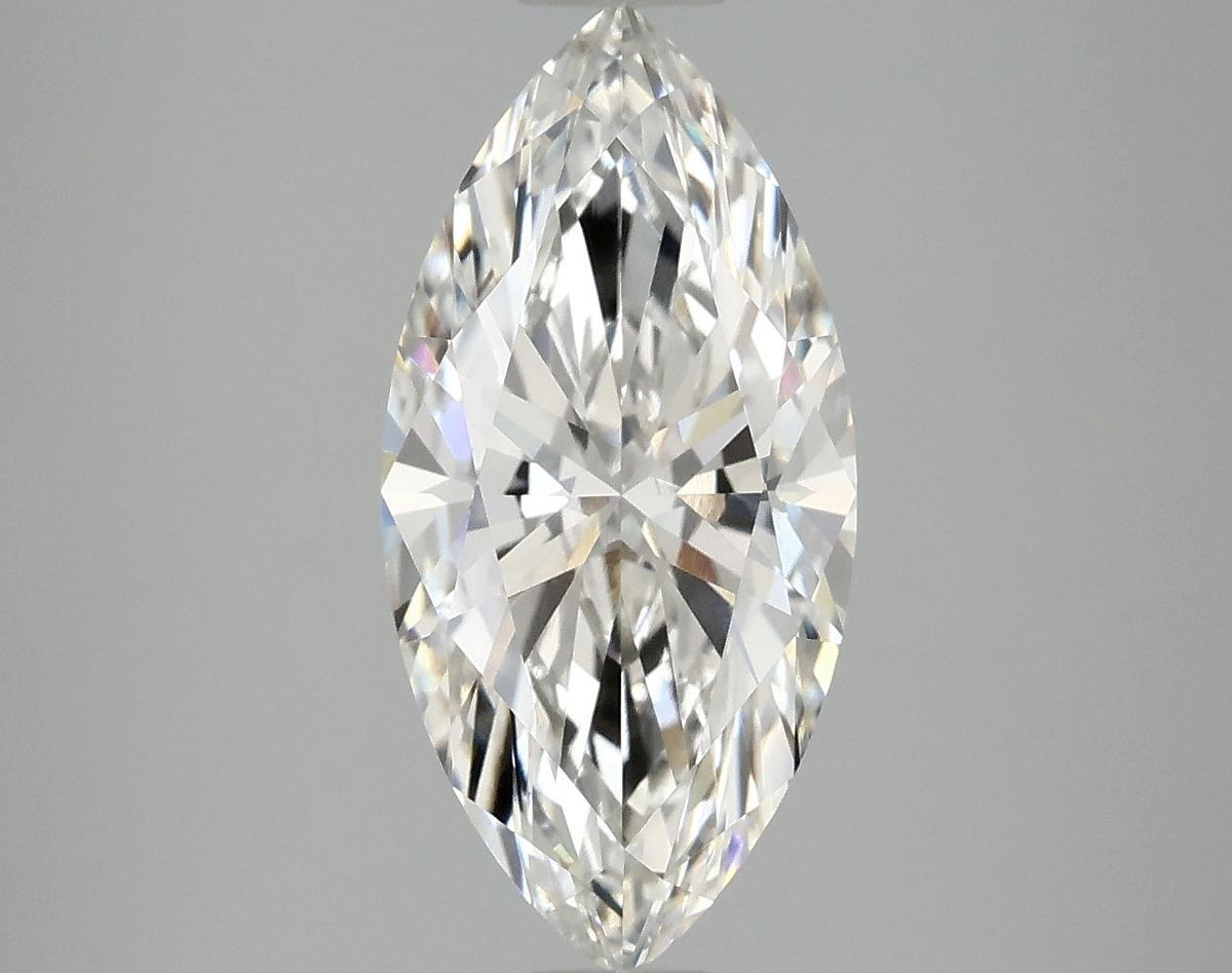 2.98 Carat Marquise Shaped Excellent Cut VVS2 IGI Certified Lab Grown Diamond