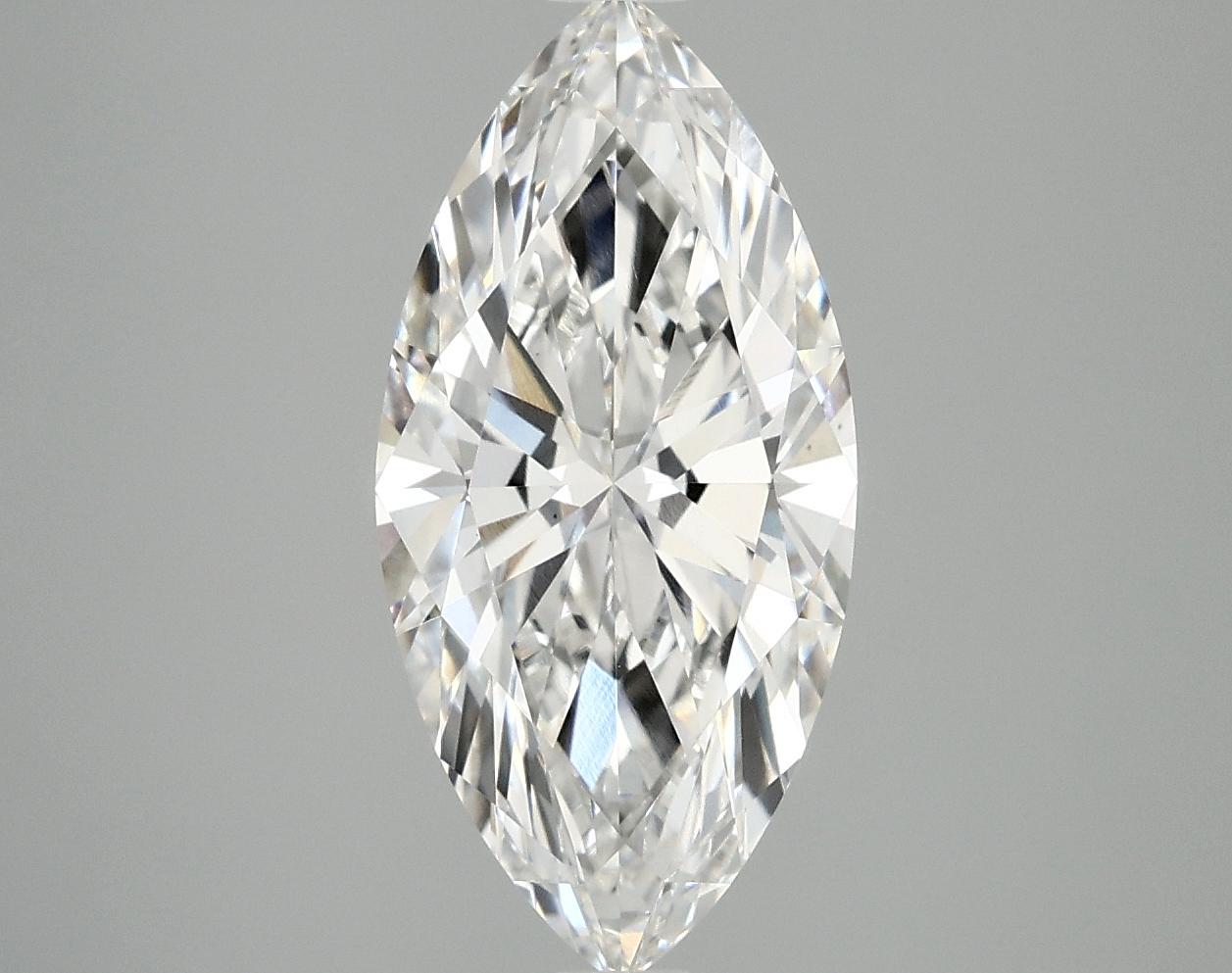 2.83 Carat Marquise Shaped Excellent Cut VS1 IGI Certified Lab Grown Diamond